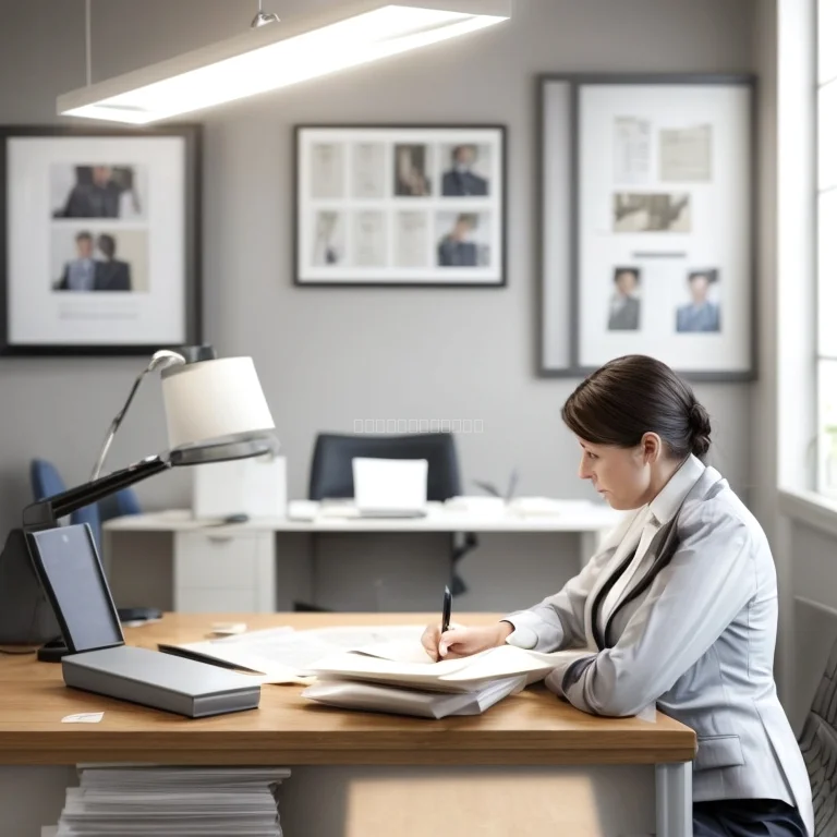 Notary Stamp on Document